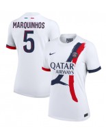 Paris Saint-Germain Marquinhos #5 Vieraspaita Naisten 2024-25 Lyhythihainen